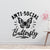 Antisocial Butterfly Removable Vinyl Decal for Interior Walls
