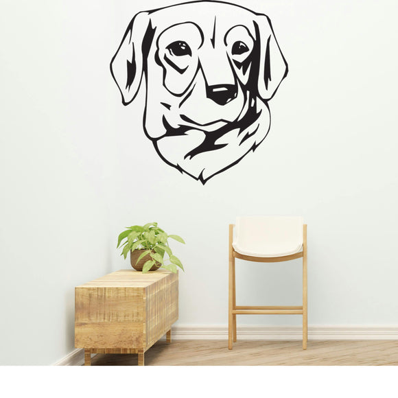 Stephens Cur Dog Removable Vinyl Decal Matte Finish Home Decor for Indoor Walls