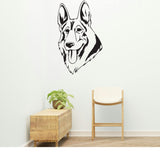 German Shepherd Dog Removable Vinyl Decal Matte Finish Home Decor for Indoor Walls
