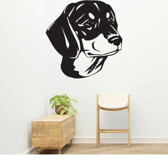 Slovensky Kopov Dog Removable Vinyl Decal Matte Finish Home Decor for Indoor Walls