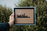 Cityscape Guadalajara Mexico Vinyl Decal Removable Matte Finish Skyline Decore for Indoor Walls Fusion Decals