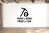 Proof of Work, Proof of Fun - Bitcoin Wall Decal Vinyl Sticker Removable