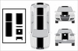 20" Racing Stripe w/pins Self Healing Vinyl fits Volkswagen GTI MK5 2004 to 2008