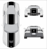20" Racing Stripes w/pins Self Healing Vinyl fits Chevrolet C7 2014 to 2019