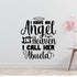 I have an angel in heaven I call her Abuela Removable Vinyl Decal for Interior Walls
