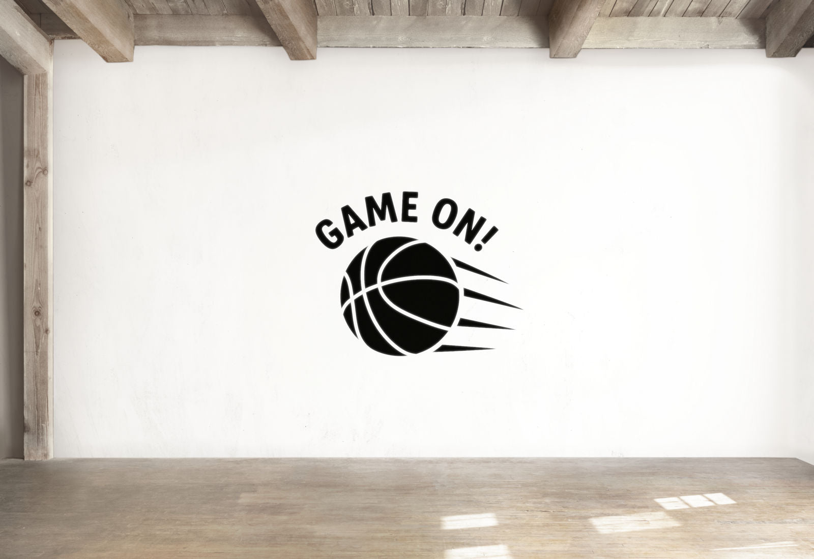 Game On! - Basketball Sports Wall Decal Vinyl Sticker Removable
