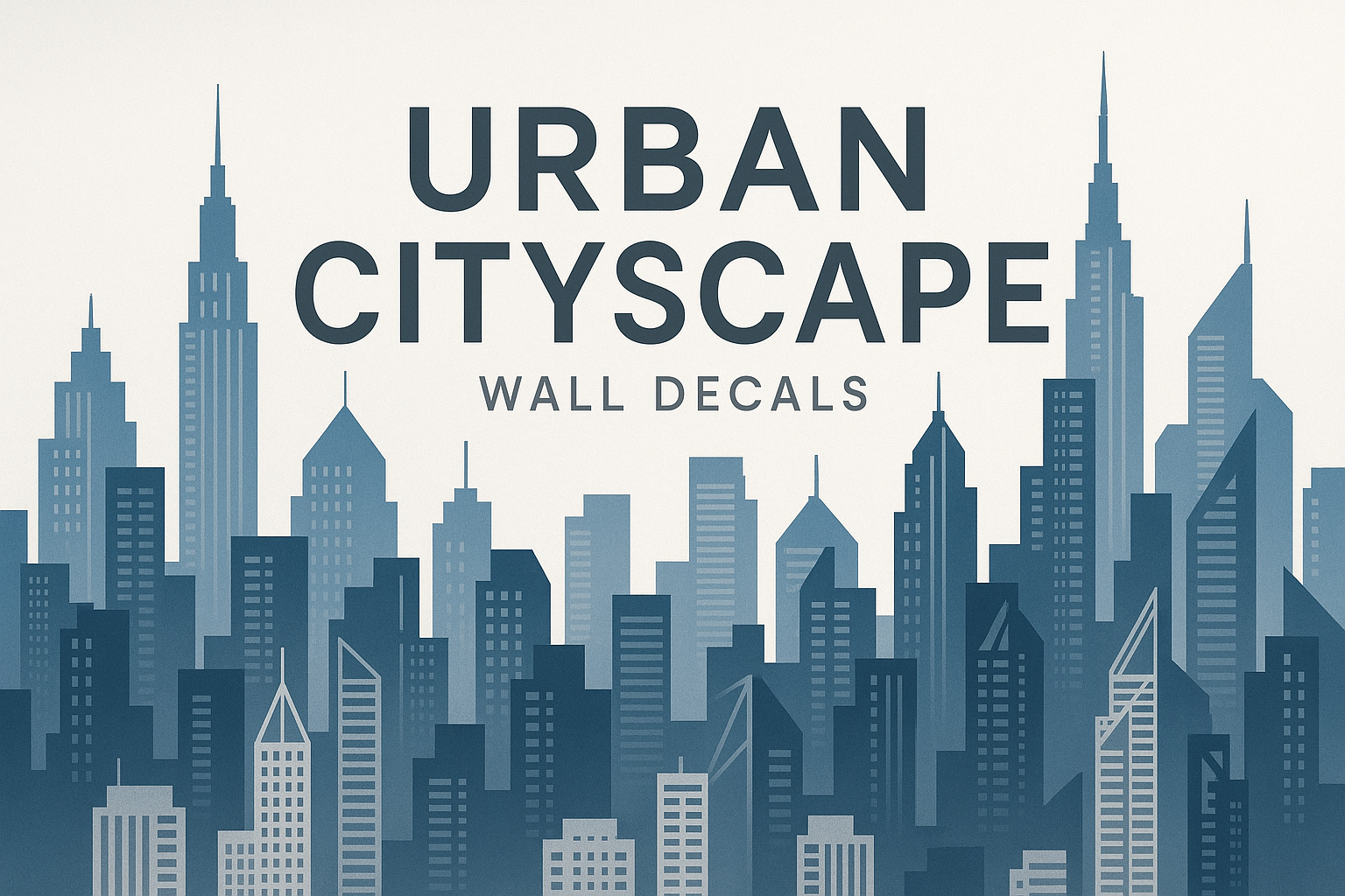 Cityscape Wall Decals Collection