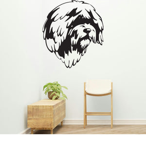 Spanish Water Dog Removable Vinyl Decal Matte Finish Home Decor for Indoor Walls