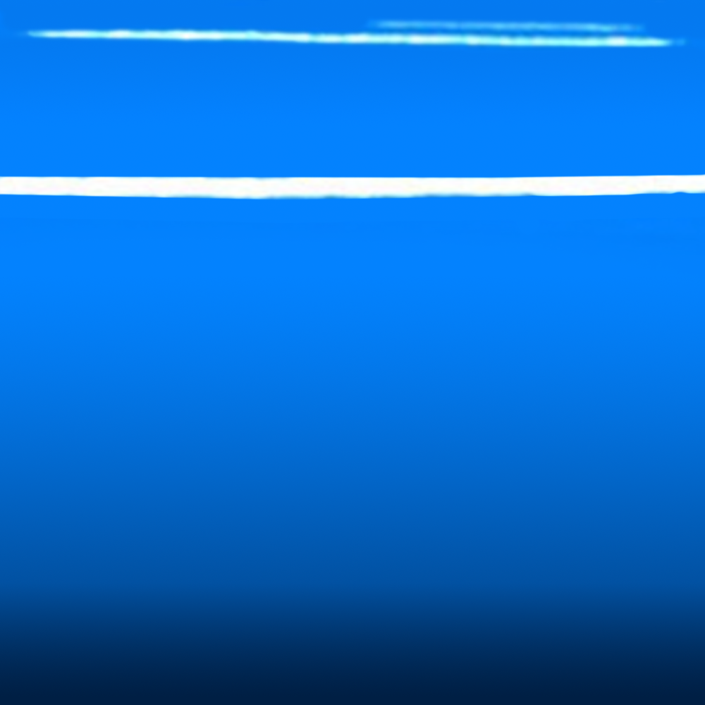 a blue background with a white line in the middle