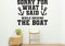 I'd rather be boating Style 2 Removable Vinyl Decal for Interior Walls