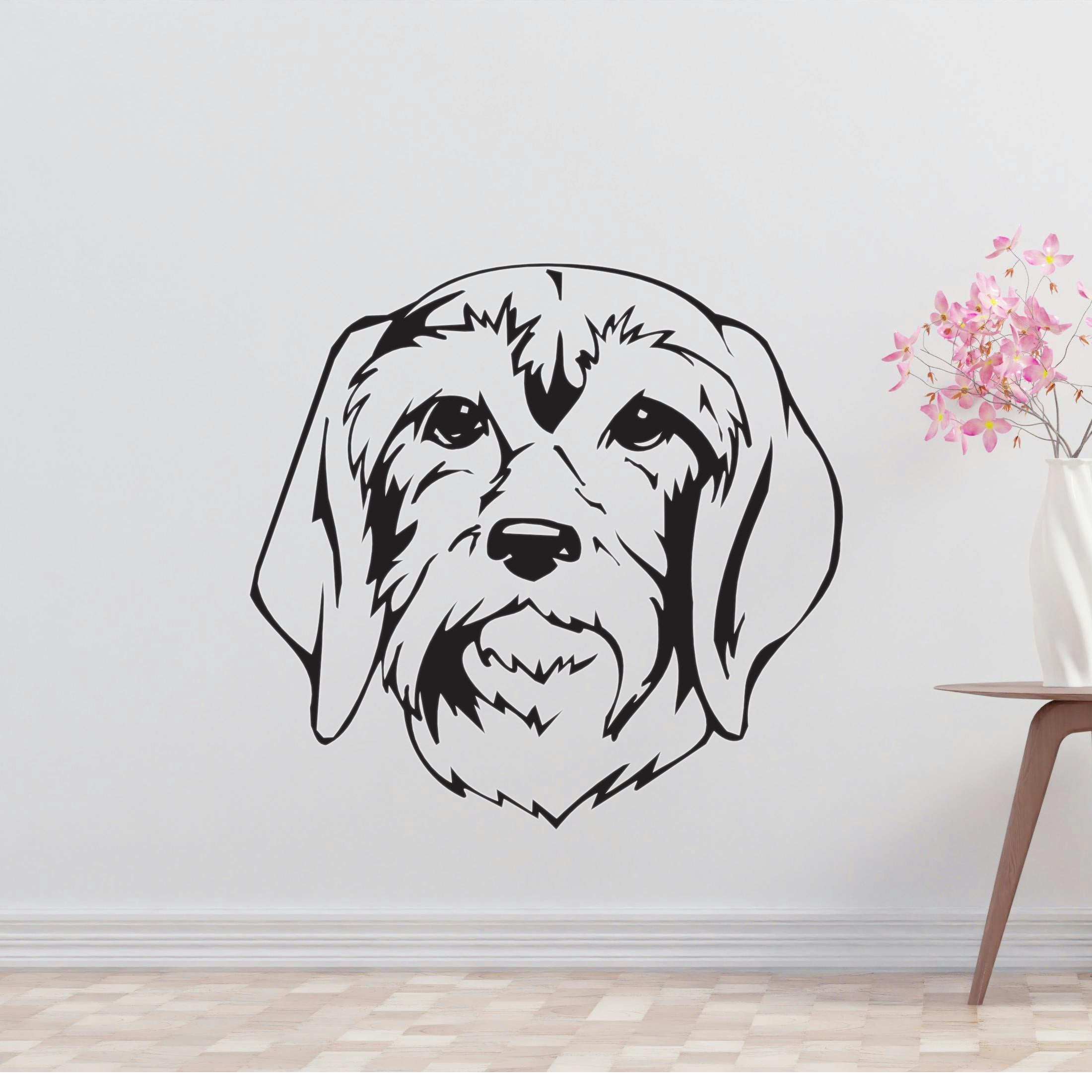 Segugio Italiano Dog Removable Vinyl Decal Matte Finish Home Decor for Indoor Walls