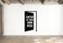 Enter At Your Own Risk - Door Warning Wall Decal Vinyl Sticker Removable