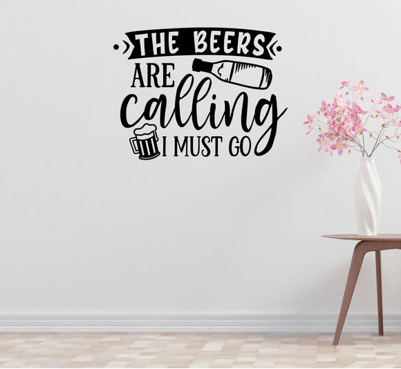 a wall decal with the text 