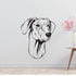 Sloughi Dog Removable Vinyl Decal Matte Finish Home Decor for Indoor Walls