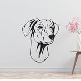 Sloughi Dog Removable Vinyl Decal Matte Finish Home Decor for Indoor Walls