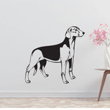 Serbian Tricolour Hound Dog Removable Vinyl Decal Matte Finish Home Decor for Indoor Walls