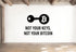 Not Your Keys, Not Your Bitcoin - Bitcoin Wall Decal Vinyl Sticker Removable