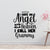 I have an angel in heaven I call her Grammy removable vinyl wall decal shown on an interior wall