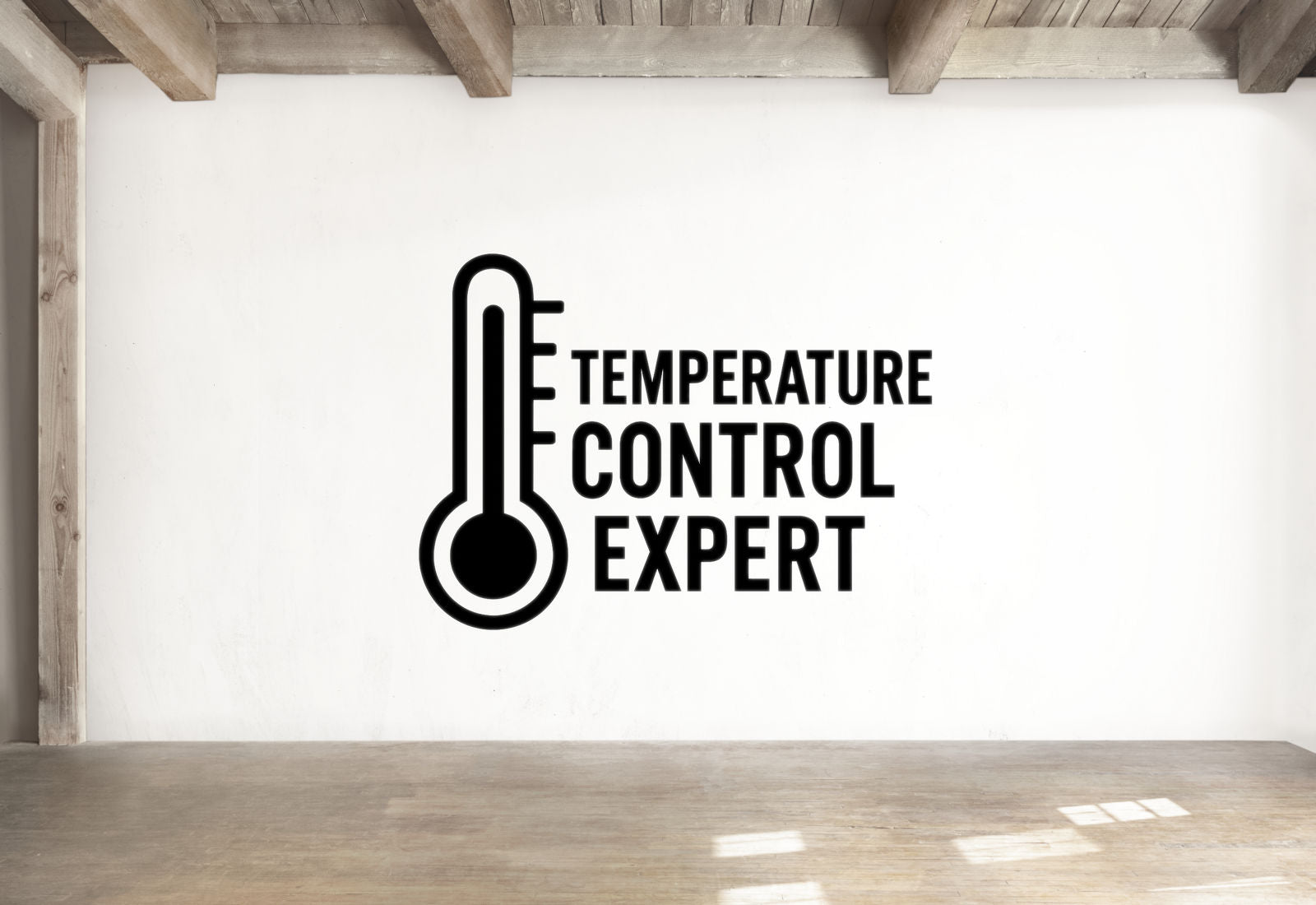 Temperature Control Expert - Funny Chemistry Wall Decal Vinyl Sticker Removable