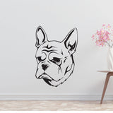 French BullDog Removable Vinyl Decal Matte Finish Home Decor for Indoor Walls