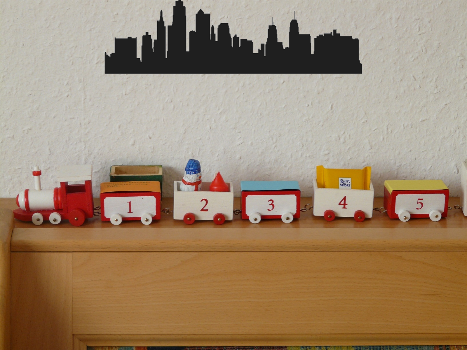 Cityscape Kansas City Vinyl Decal Removable Matte Finish Skyline Decore for Indoor Walls Fusion Decals