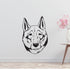 Shikoku Dog Removable Vinyl Decal Matte Finish Home Decor for Indoor Walls