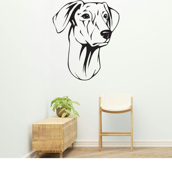 Sloughi Dog Removable Vinyl Decal Matte Finish Home Decor for Indoor Walls