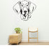 Slovakian Rough Haired Pointer Dog Removable Vinyl Decal Matte Finish Home Decor for Indoor Walls