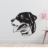 Rottweiler Dog Removable Vinyl Decal Matte Finish Home Decor for Indoor Walls