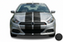 Dual 10" Racing Stripes Air Release Self Healing Vinyl fits Dodge Dart 2012-2016
