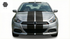 Dual 10" Racing Stripes Air Release Self Healing Vinyl fits Dodge Dart 2012-2016