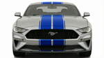Dual 12" Racing Stripes w/pins Self Healing Vinyl fits Ford Mustang 2015 2023