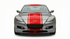 18" Racing Stripes w/pinstripes Self Healing Vinyl fits Mazda RX8 2008 to 2012