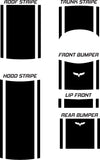 20" Racing Stripes w/pins Self Healing fits Chevrolet Corvette C6 ZR1 2005 2013
