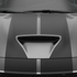 Hood Stripe Replacement - Dual 12" Self Healing Vinyl fits Dodge Charger SRT 2012 to 2023