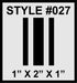 Racing Stripes & pinstripes [3x] 1" , 2", 1" x 68" Self Healing Vinyl Fits All Vehicles