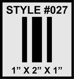 Racing Stripes & pinstripes [3x] 1" , 2", 1" x 68" Self Healing Vinyl Fits All Vehicles