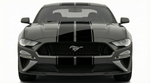 Dual 12" Racing Stripes w/pins Self Healing Vinyl fits Ford Mustang 2015 2023