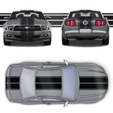 Dual 11" Racing Stripes w/pins Self Healing Vinyl fits Ford Mustang 2010 to 2014