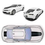 Dual Rally Stripes Self Healing Vinyl fits Chevrolet Camaro 2016 to 2020