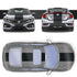 15" Racing Stripe Self Healing Vinyl fits Honda Civic Si Coupe 2017 to 2019