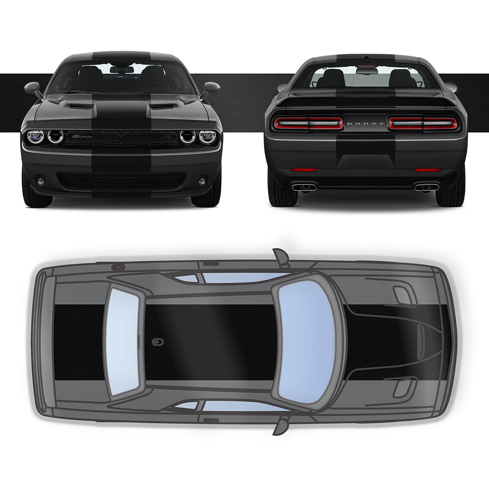 23" Racing Stripe Self Healing Vinyl fits Dodge Challenger 2008 to 2022