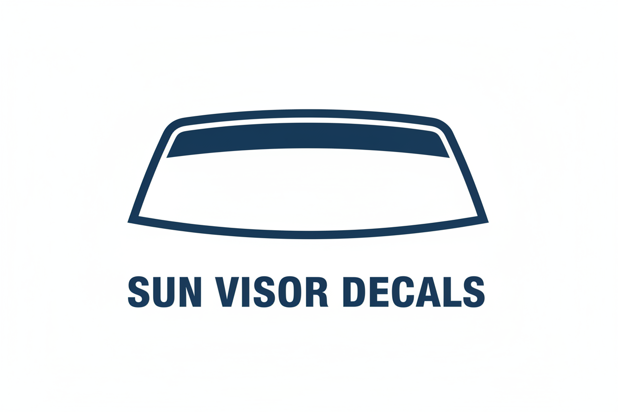 Sun Visor Decals