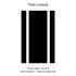 triple unequal stripe layout illustration. Fixed 70-inch length, trim to fit; widths and gaps vary.
