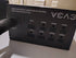 Actual EVGA power supply modular connector panel, showing cosmetic wear