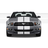 Dual 11" GT 5.0 Racing Stripes w/Skirts [24"] - "fits" - Ford Mustang 2010 to 2014