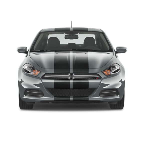 Dual 10 inch Racing Stripes [22