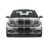 Dual 10 inch Racing Stripes [22"] fits Dodge Dart 2012 to 2016