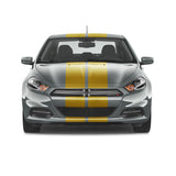 Dual 10 inch Racing Stripes [22"] fits Dodge Dart 2012 to 2016 Fusion Decals