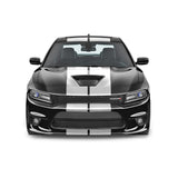 Dual 12" Racing Stripes [26"] fits Dodge Charger SRT 2012 to 2022